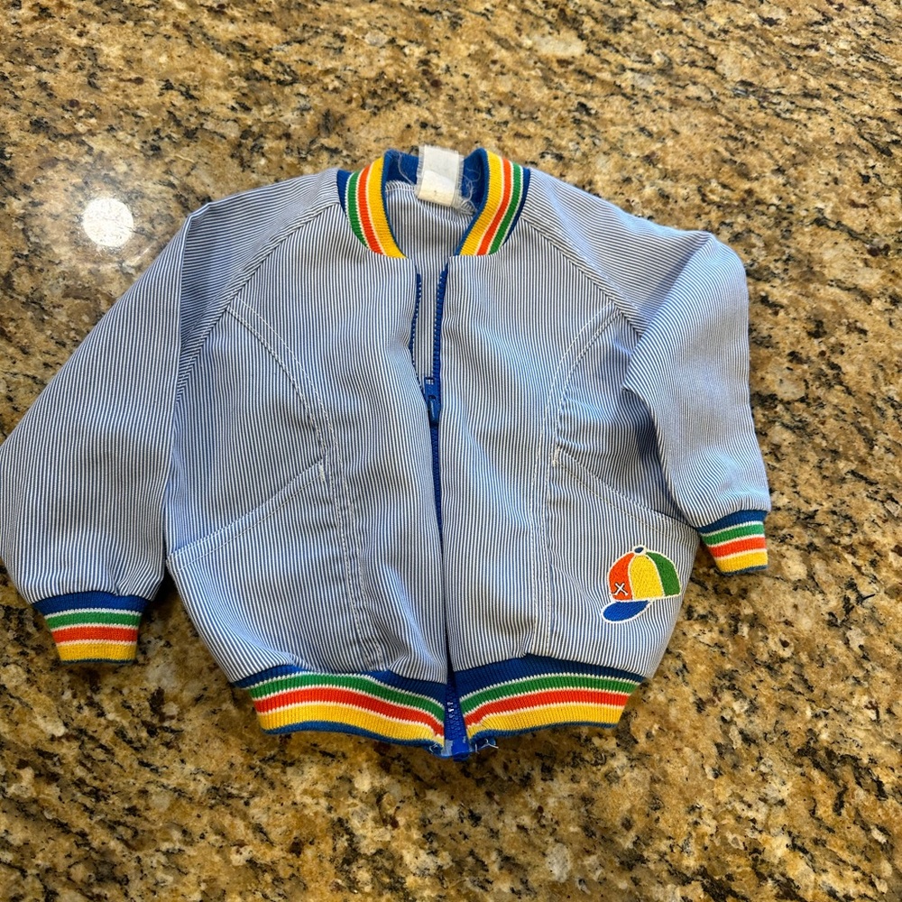 Carter’s vintage baby Boy’s baseball jacket size 18 months